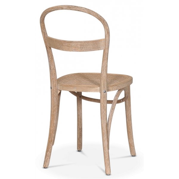 Danderyd No.16 tuoli - Valkoinen pigmentoitu tammi/rottinki + Huonekalujen jalat Danderyd No.16 tuoli - Valkoinen pigmentoitu tammi/rottinki + Huonekalujen jalat