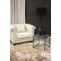 Nojatuoli Churchill Chesterfield - Beige Sametti