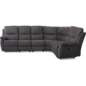 Kulmasohva Enjoy, recliner - Viiden istuttava (sähkö), antrasiitti mikrokuitukangas Kulmasohva Enjoy, recliner - Viiden istuttava (sähkö), antrasiitti mikrokuitukangas