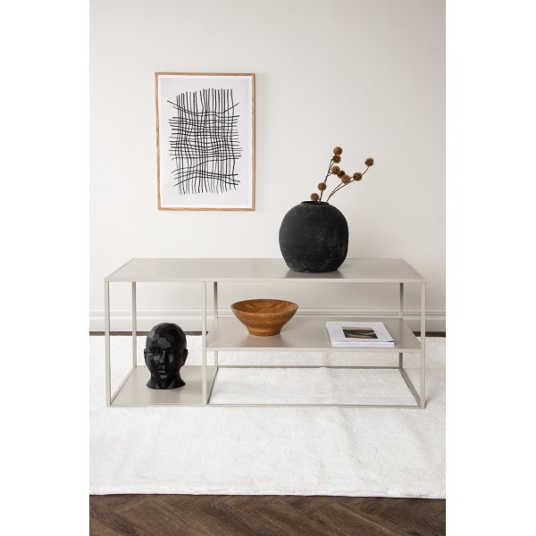 Trène sohvapöytä 120 x 50 cm - Beige Trène sohvapöytä 120 x 50 cm - Beige