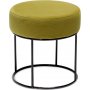 Moon Steel Pouf - keltainen
