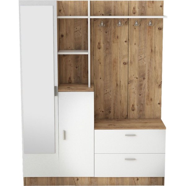 Wisdom-aulakalusteet - mänty/valkoinen Wisdom-aulakalusteet - mänty/valkoinen