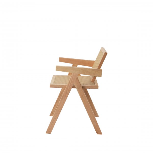 Anna-nojatuoli - Luonnonvärinen, rottinki istuimessa ja selkänojassa Anna-nojatuoli - Luonnonvärinen, rottinki istuimessa ja selkänojassa