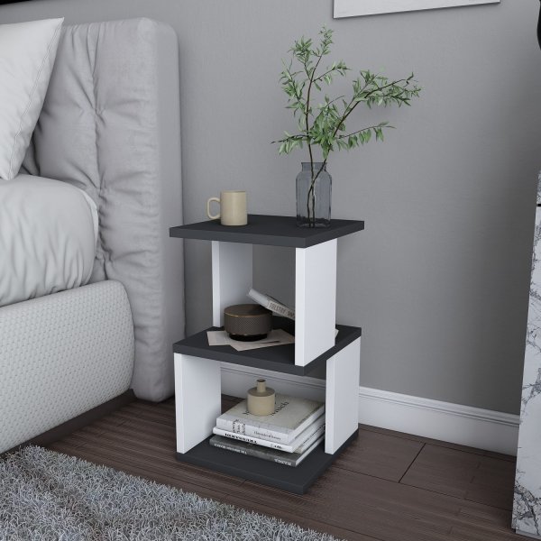 Carter ypyt - antrasiitti/valkoinen