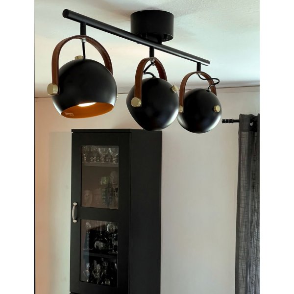 Jousiplafoni - Musta/matta messinki Jousiplafoni - Musta/matta messinki