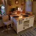 Asiakaskuva keittiösaareke Heritage - Valkoinen / Puu