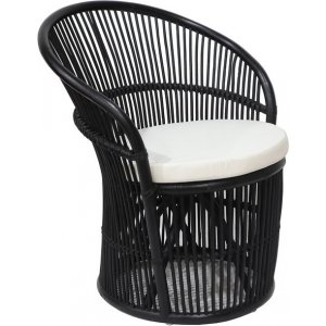 Narvan nojatuoli rottinkia - musta + Huonekalujen tekstiilien puhdistus Narvan nojatuoli rottinkia - musta + Huonekalujen tekstiilien puhdistus