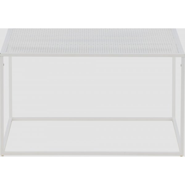 Netz sohvapöytä 80 x 80 cm - Valkoinen Netz sohvapöytä 80 x 80 cm - Valkoinen