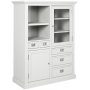 Marstrand-vitriinikaappi / highboard - Vaaleanharmaa