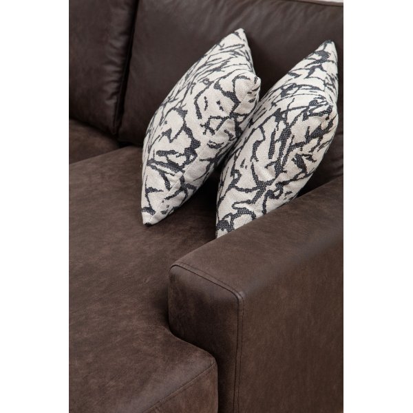 Braga u-sohva vasen - ruskea Braga u-sohva vasen - ruskea