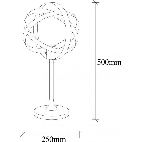 Gezegen pöytävalaisin - Kulta/musta Gezegen pöytävalaisin - Kulta/musta