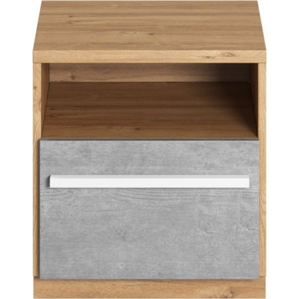 Plano yöpöytä - Nash tammi/harmaa Plano yöpöytä - Nash tammi/harmaa