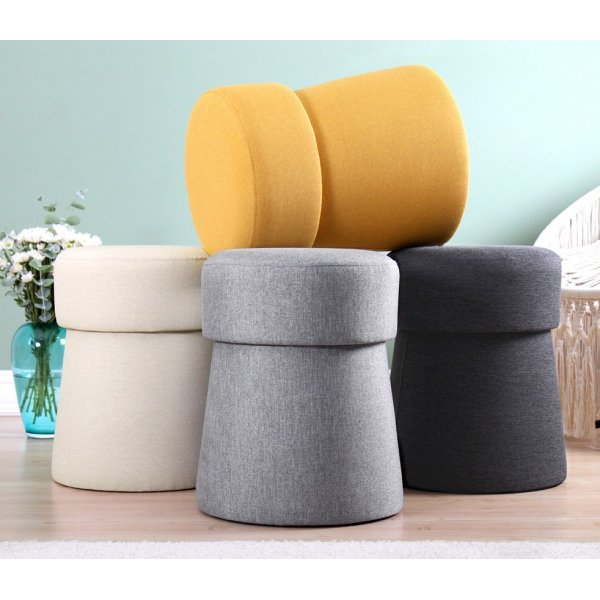 Pavut Pouf - Sinapinkeltainen Pavut Pouf - Sinapinkeltainen