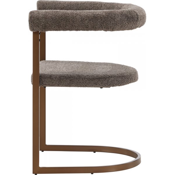 Aamuruokailutuoli - Ruskea boucle