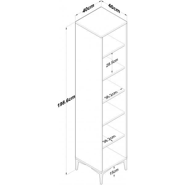 Jerikokaappi 111 - Valkoinen Jerikokaappi 111 - Valkoinen