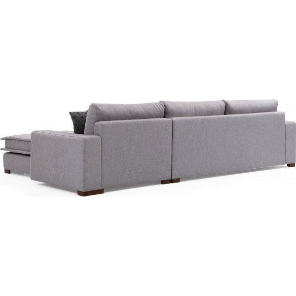 Lena divaani sohva oikea - Vaaleanharmaa