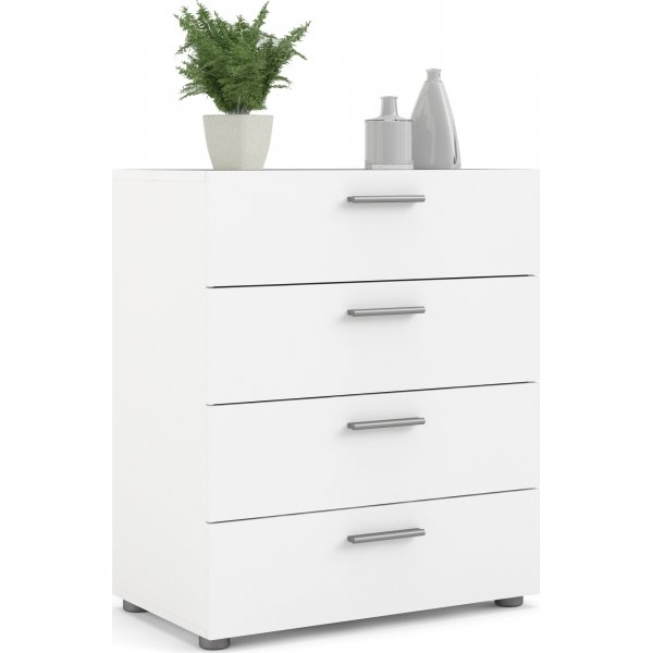 Pepe lipasto 4 laatikolla - Valkoinen Pepe lipasto 4 laatikolla - Valkoinen