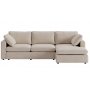 Moby beige divaanisohva 296 cm - sohva knnettvll divaanilla