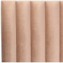 Pernilla-sngynpty Beige (Sametti) - Valinnainen leveys