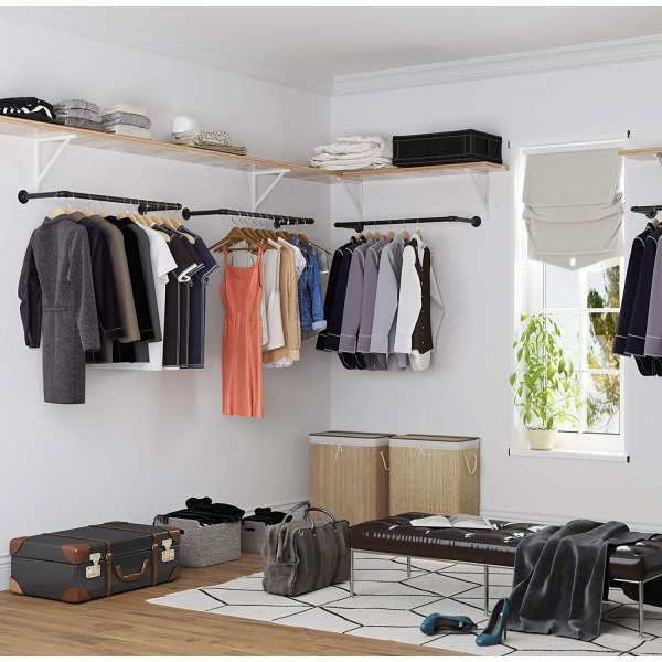 Vaatetangon leveys 92 cm - Musta Vaatetangon leveys 92 cm - Musta