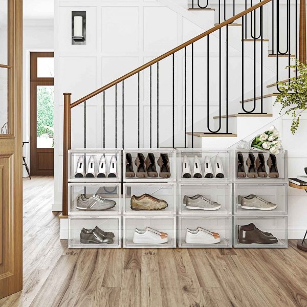 Kenan säilytyslaatikko 36x28 cm, 6 kpl - Läpinäkyvä Kenan säilytyslaatikko 36x28 cm, 6 kpl - Läpinäkyvä