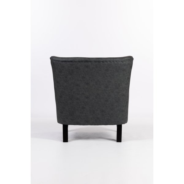 Nojatuoli antrasiitinväristä PU-muovia - Professori Nojatuoli antrasiitinväristä PU-muovia - Professori