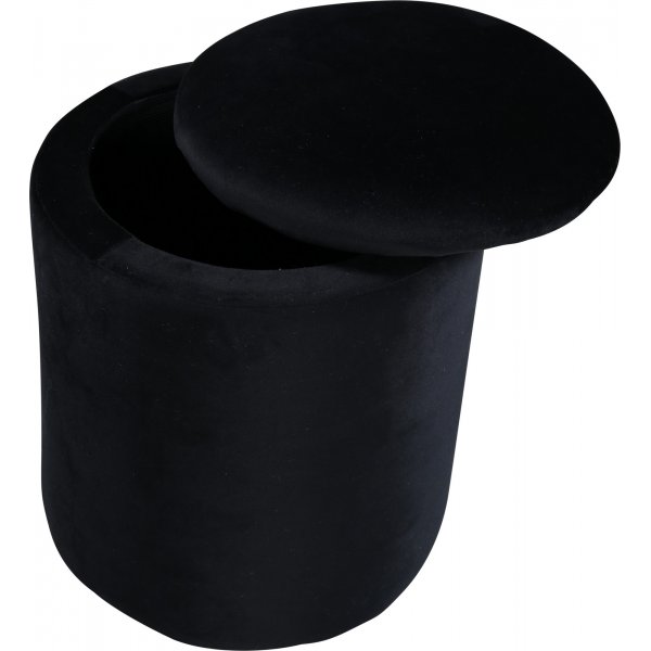 Lotten pouf - Musta sametti Lotten pouf - Musta sametti