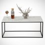 Cosco sohvapyt 95 x 55 cm - Valkoinen/musta