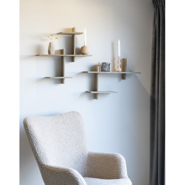 House Nordic maljakko+kynttilänjalka - ruskea House Nordic maljakko+kynttilänjalka - ruskea