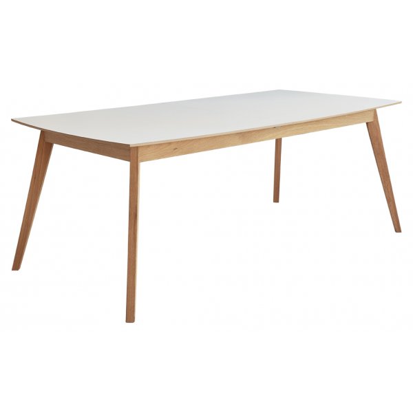 Perstorpin ruokapyt 180-230 cm - Tammi / valkoinen