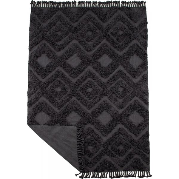 Kleva puuvillamatto - tummanharmaa Kleva puuvillamatto - tummanharmaa