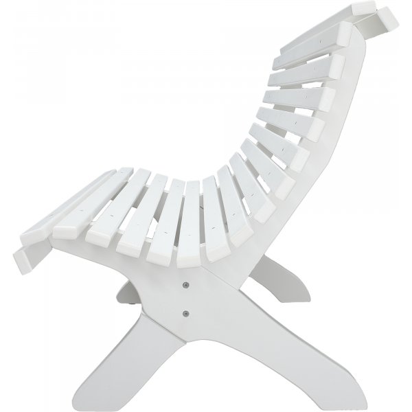 Lillesand 3-istuttava penkki - Valkoinen