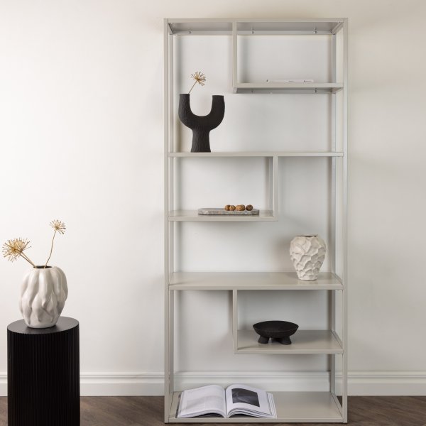 Teräskirjahylly - beige Teräskirjahylly - beige