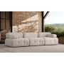 Beige samettisohva 315 cm