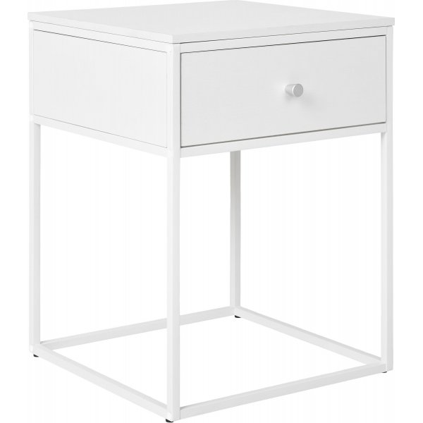 Valkoiset sivupydt 40 x 40 cm - Valkoinen