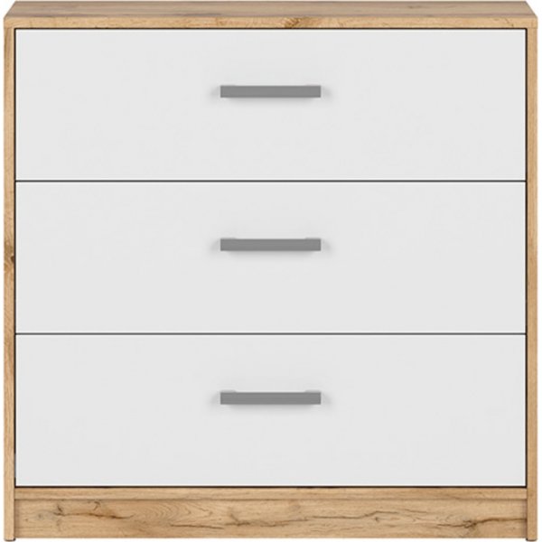 Matos lipasto 80 cm - Wotan tammi/valkoinen Matos lipasto 80 cm - Wotan tammi/valkoinen