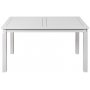 Ulkoruokap�yt� Bohus valkoinen 135 cm