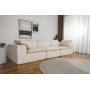 Modulaarinen sohva 320 cm beige samettia - Vera