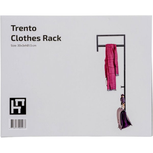 Trento vaateripustin - musta Trento vaateripustin - musta
