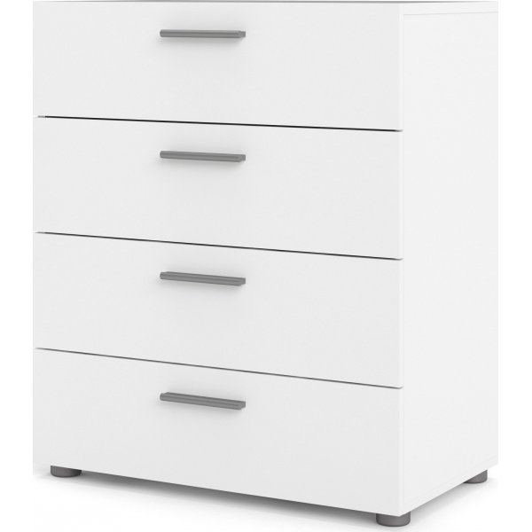 Pepe lipasto 4 laatikolla - Valkoinen Pepe lipasto 4 laatikolla - Valkoinen