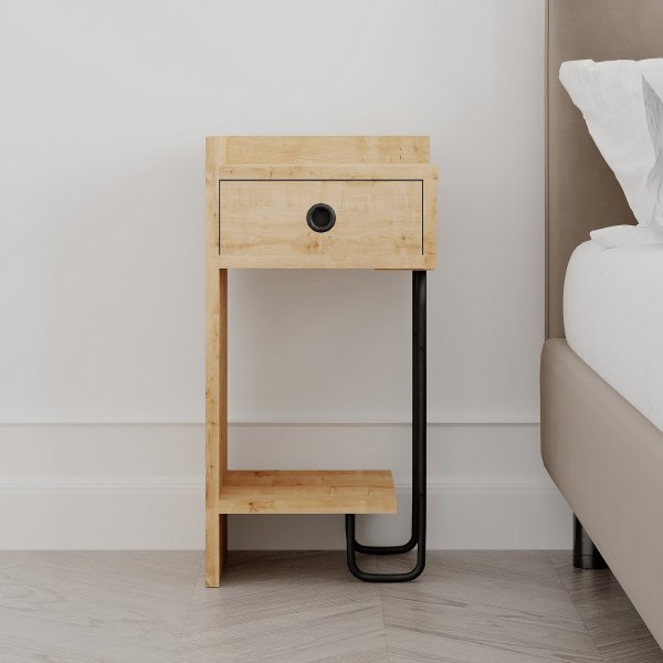 Canis yöpöytä - tammi Canis yöpöytä - tammi