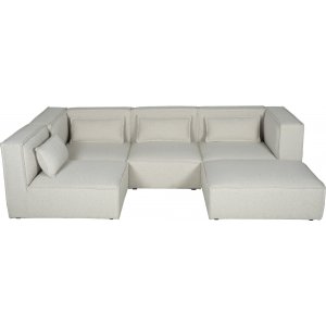 Nees modulaarinen sohva boucléa - U-sohva boucléa Nees modulaarinen sohva boucléa - U-sohva boucléa