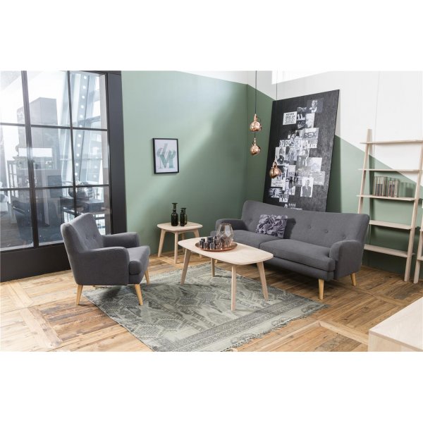 Marte sohvapöytä 118 x 58 cm - Valkoinen pigmentoitu tammiviilu Marte sohvapöytä 118 x 58 cm - Valkoinen pigmentoitu tammiviilu