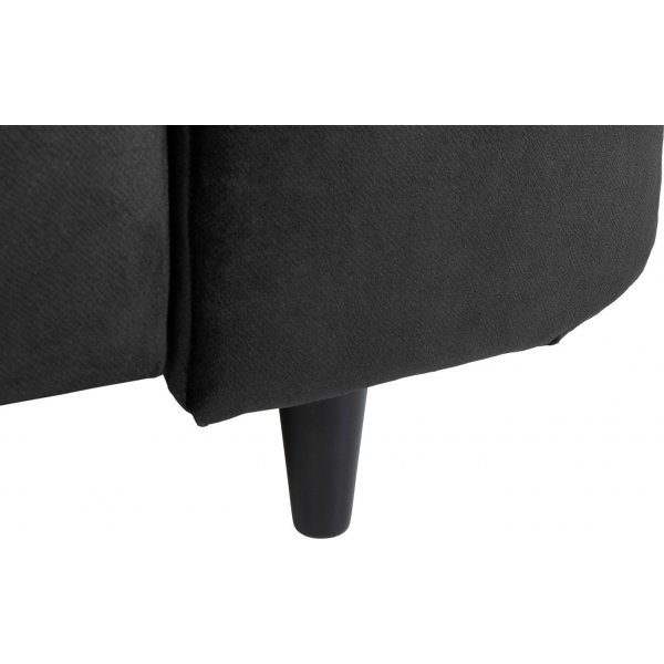 Matras kulmasohva, avoin p�� vasen - musta