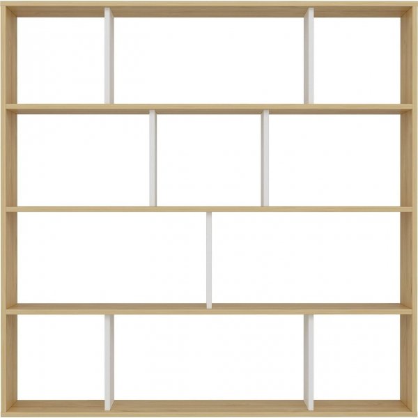 Hodbi kirjahylly - tammi/valkoinen Hodbi kirjahylly - tammi/valkoinen