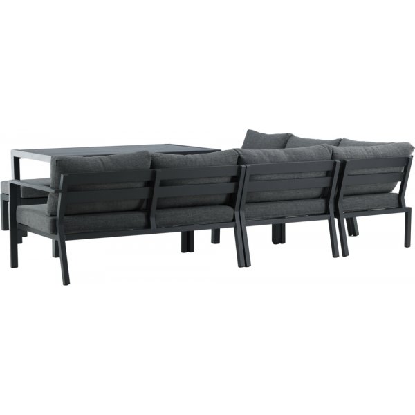 Ramos kulmasohvaryhmä - musta/harmaa Ramos kulmasohvaryhmä - musta/harmaa