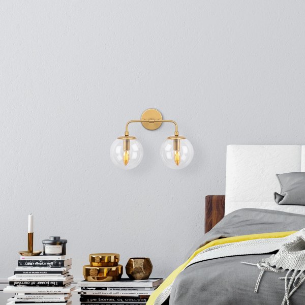 Horn seinävalaisin 12211 - Kulta Horn seinävalaisin 12211 - Kulta