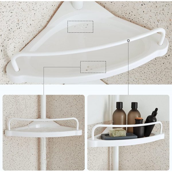 Abarema suihkuhylly - valkoinen Abarema suihkuhylly - valkoinen