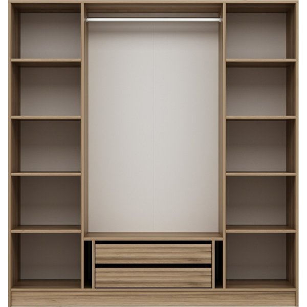 Cikani vaatekaappi 180x52x210 cm - Tammi Cikani vaatekaappi 180x52x210 cm - Tammi