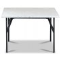 Terrazzo-sohvapyt 75x75 cm - Bianco Terrazzo & AIR-runko